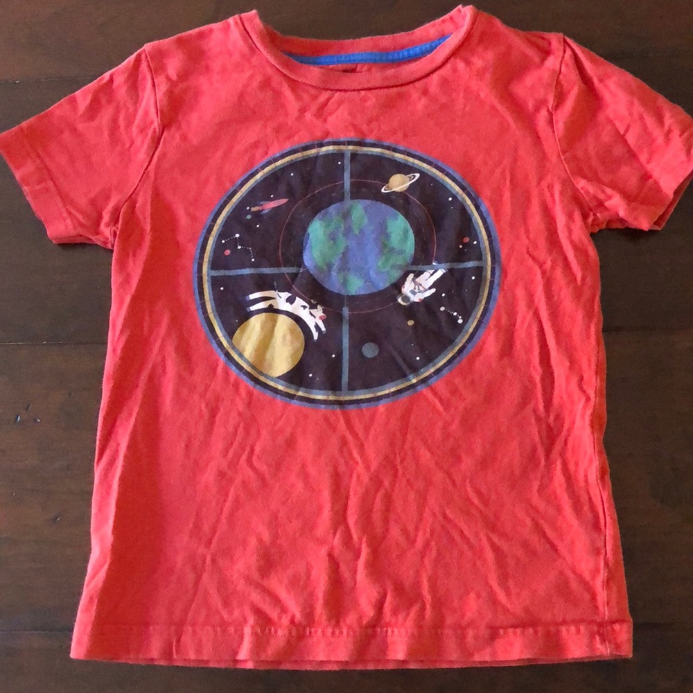 Boy’s Mini Boden space shirt